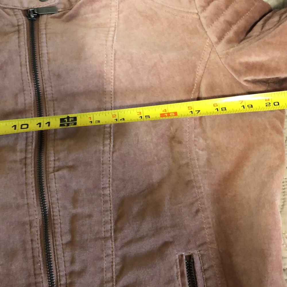 Dress barn Westport 1962 Blush Velour Jacket! - Picture 12 of 14